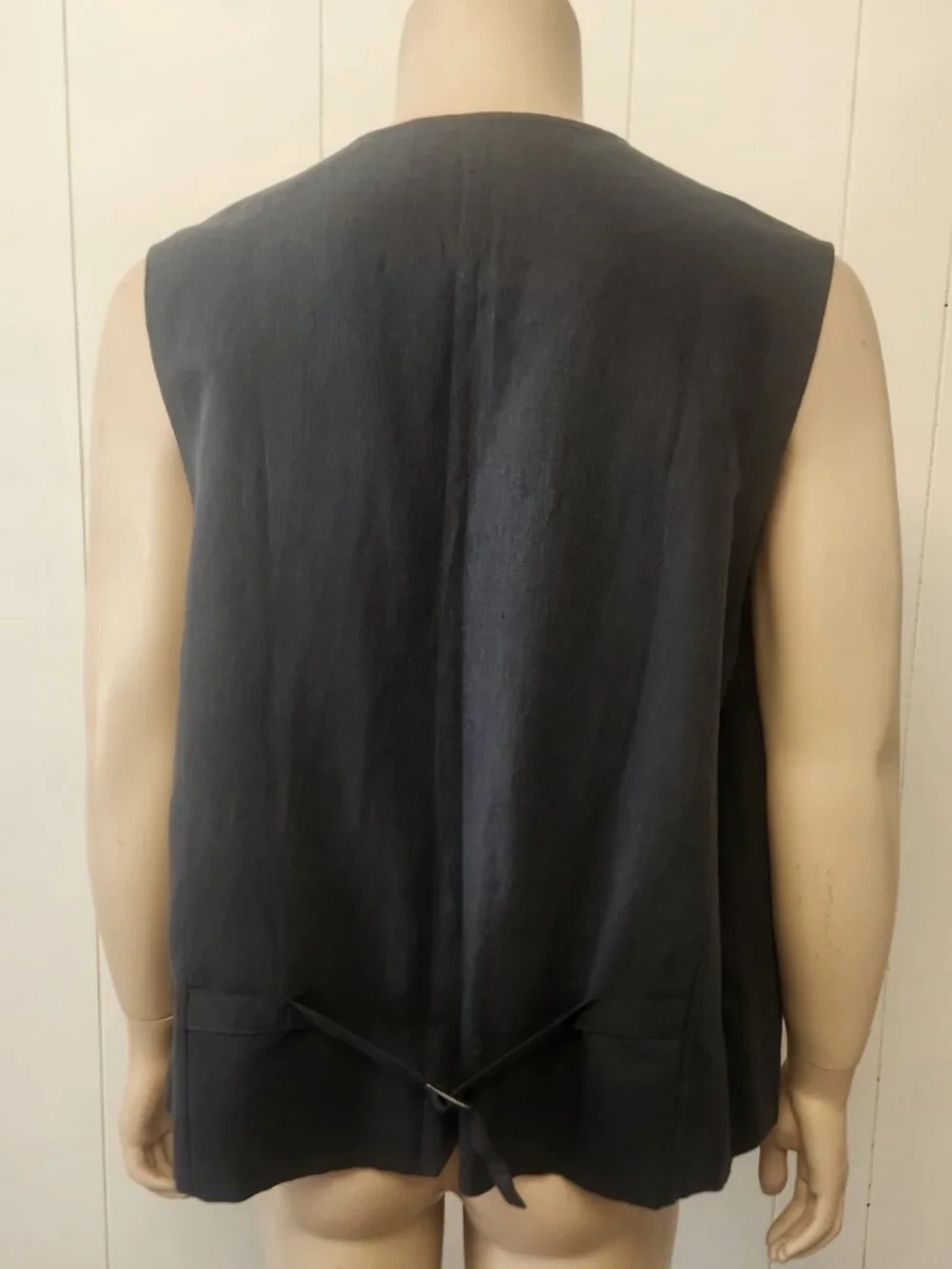 Joseph Abboud vest 3XL men's slate blue business NWT